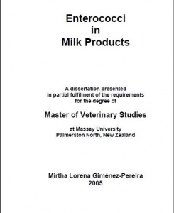 Enterococci in milk products